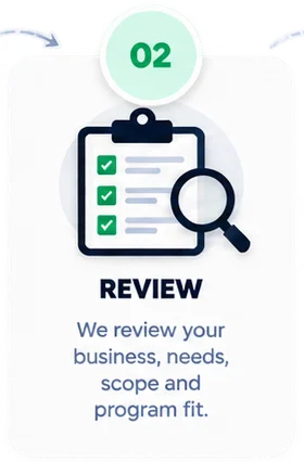 Business and website application review